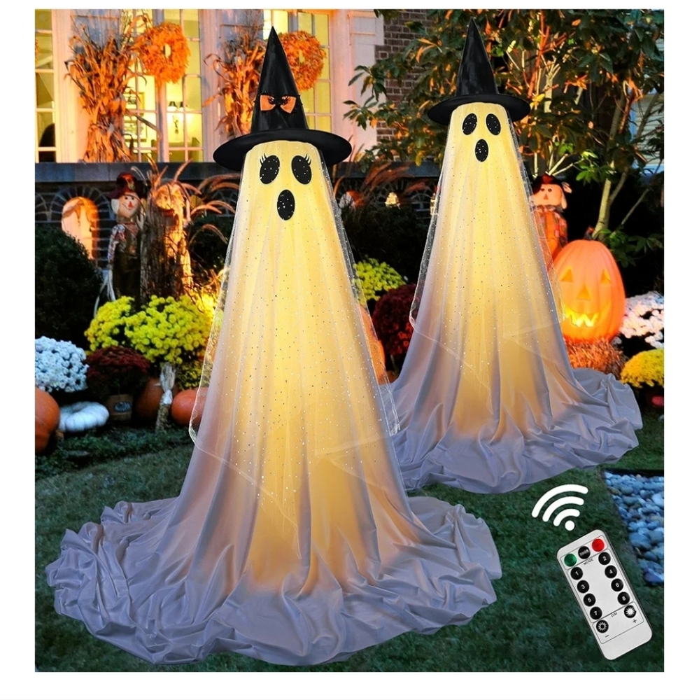 Halloween Ghost Decorations with Lights
